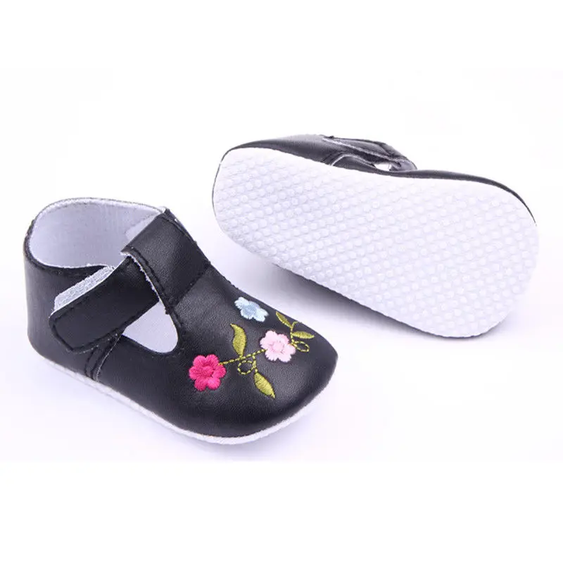 Унисекс morbida pelle Baby e per bambini scarpe con antiscivolo suole in pelle|Кроссовки| |