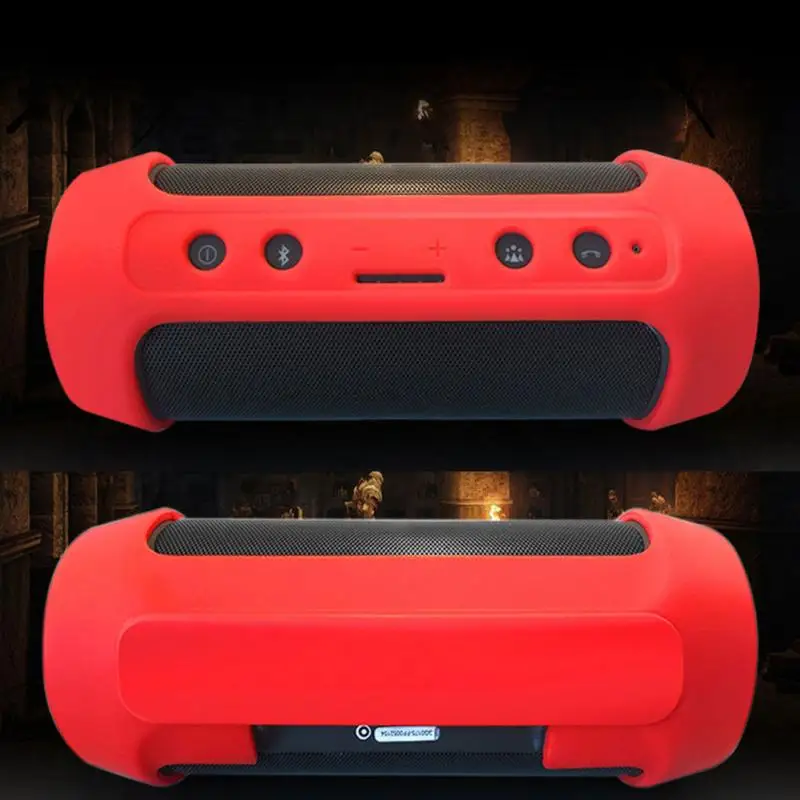 Мягкий силиконовый чехол для зарядного устройства 2 + bluetooth колонка ударопрочный
