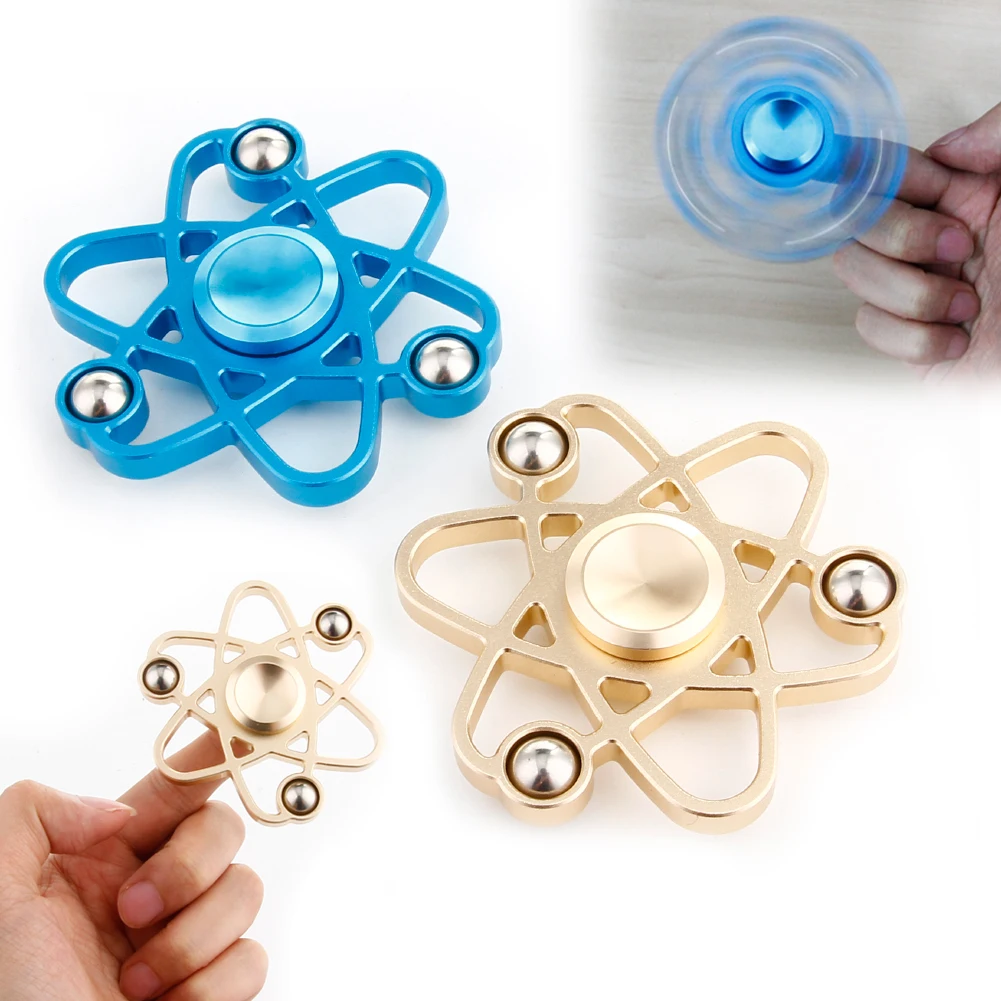 Newest Hand Spinner Planetary Hexagon EDC Aluminum Alloy Fidget Rotation Noiseless Antistress Finger Spiner for Autism | Игрушки и хобби