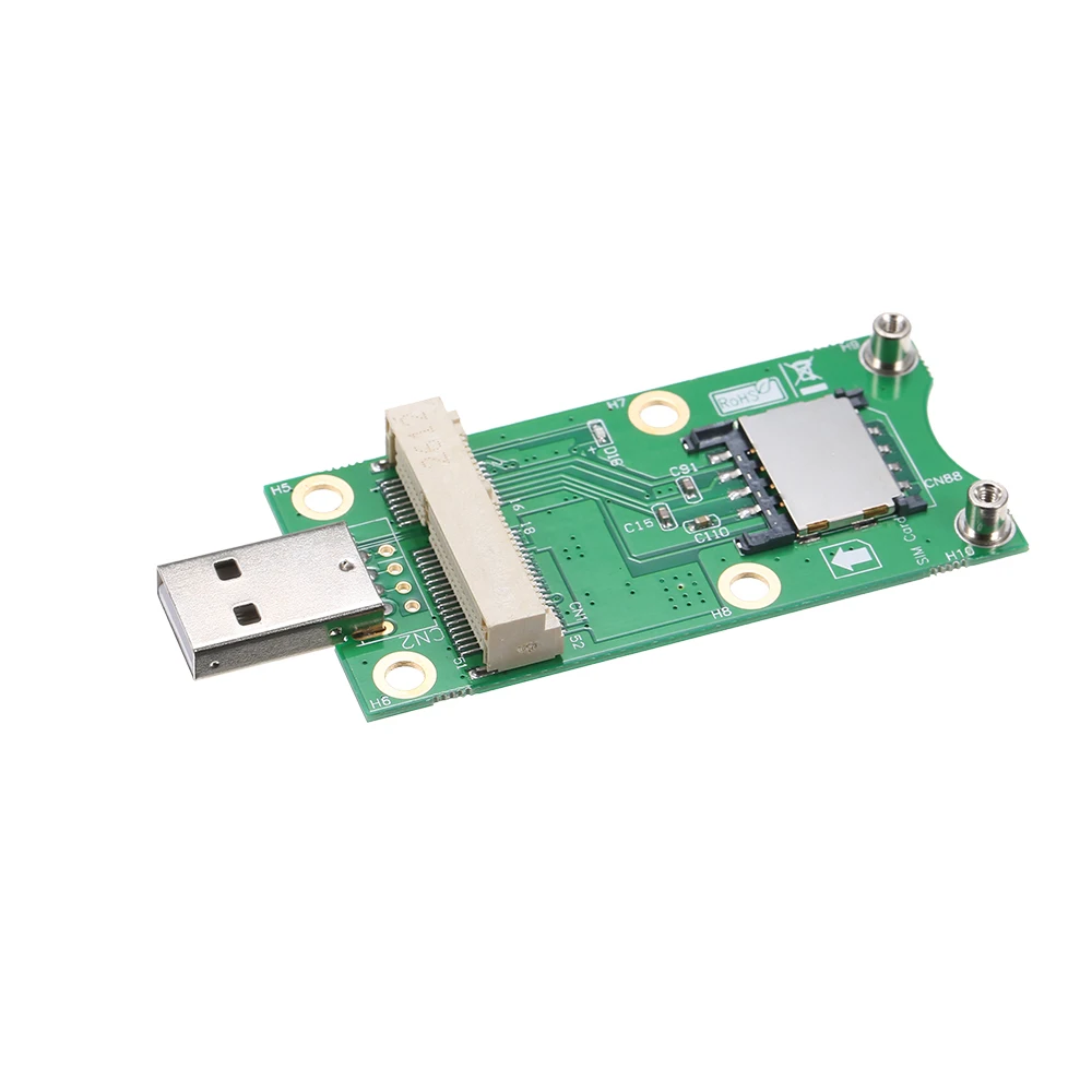 Mini PCI E к USB с sim картой WWAN адаптер карта 3G/4G модуль|Компьютерные кабели и разъемы| |