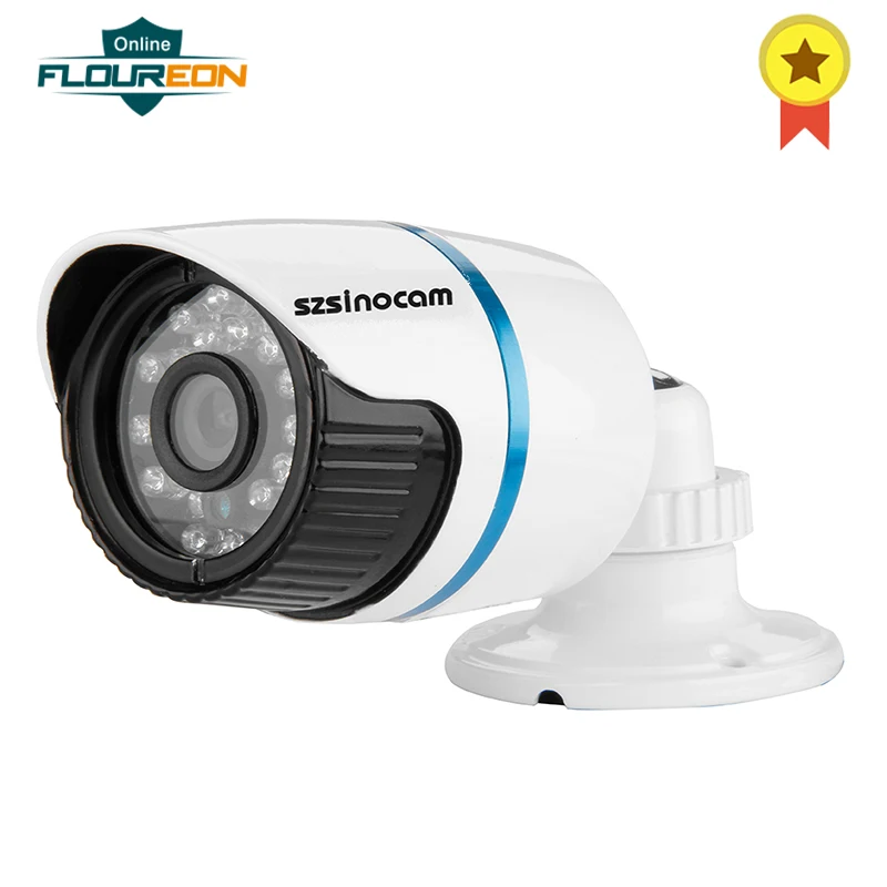 Szsinocam H.264 HD 1080 P 2 0 мегапиксельная видеонаблюдения P2P Водонепроницаемый POE IP
