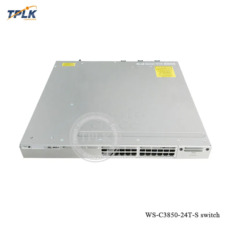 Новинка 2019 коммутатор C I S O WS C3850 24T Gigabit Network VLAN порты Ethernet 24x10/100/1000 с мощностью