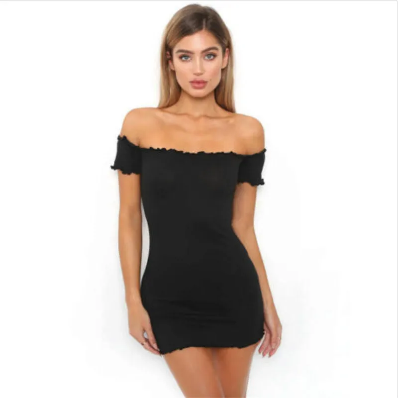 Новинка 2019 женское облегающее вечернее короткое платье мини с открытыми