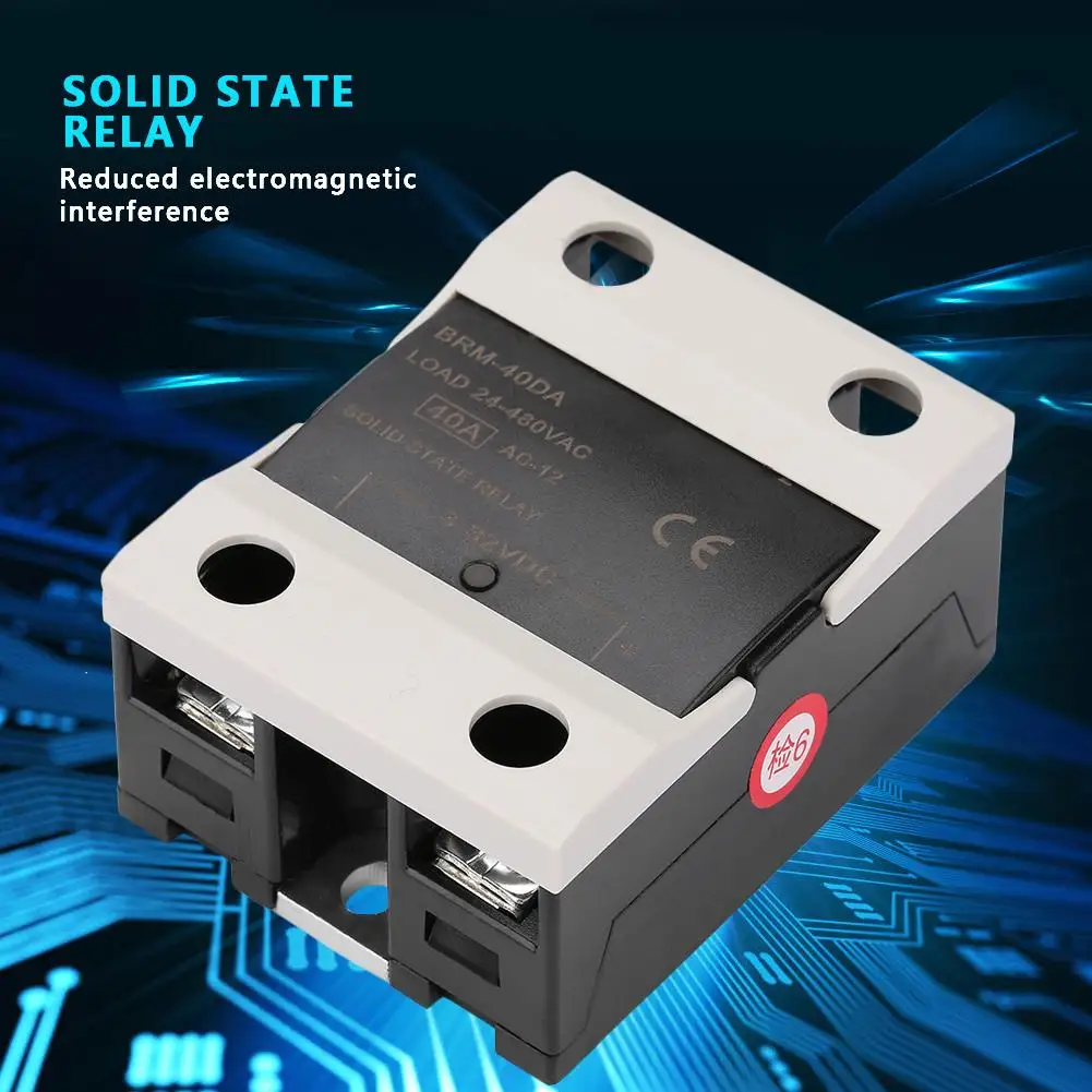 Relay Load 24-480VAC Solid State 40A For Industrial Automation Process BRM-40DA | Обустройство дома