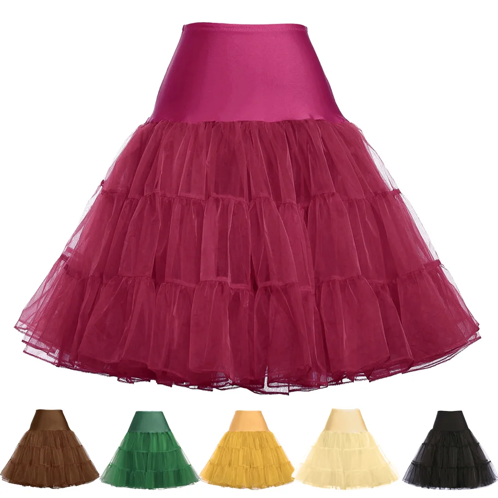 2018 Горячая винтажная Нижняя юбка для свадьбы ретро кринолин женские свадебные