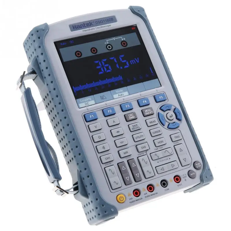 Hantek DSO1102B цифровой Ручной осциллограф 2CH 100 МГц 1GSa/s + мультиметр AC100 240V высокой