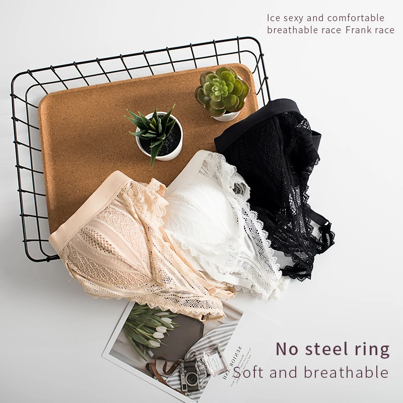 Французский стиль пуш ап беспроводной бюстгальтер Кружевной Бюстгальтер bh