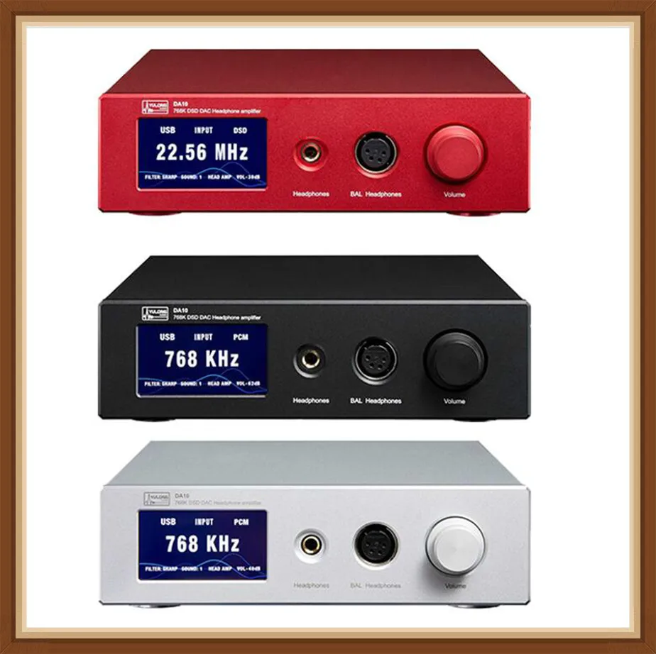 Yulong DA10 AK4497 768K DSD DAC усилитель для наушников с одним/сбалансированным Hi Fi