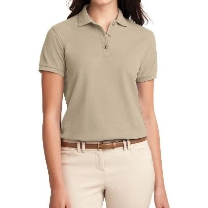 Порты и разъёмы Authority L500 Дамы Silk Touch Polo футболка камень-5XL |