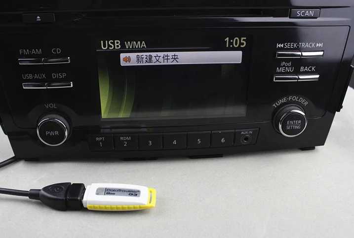 Biurlink оригинальный автомобильный стерео 4 контактный USB аудио вход кабель адаптер