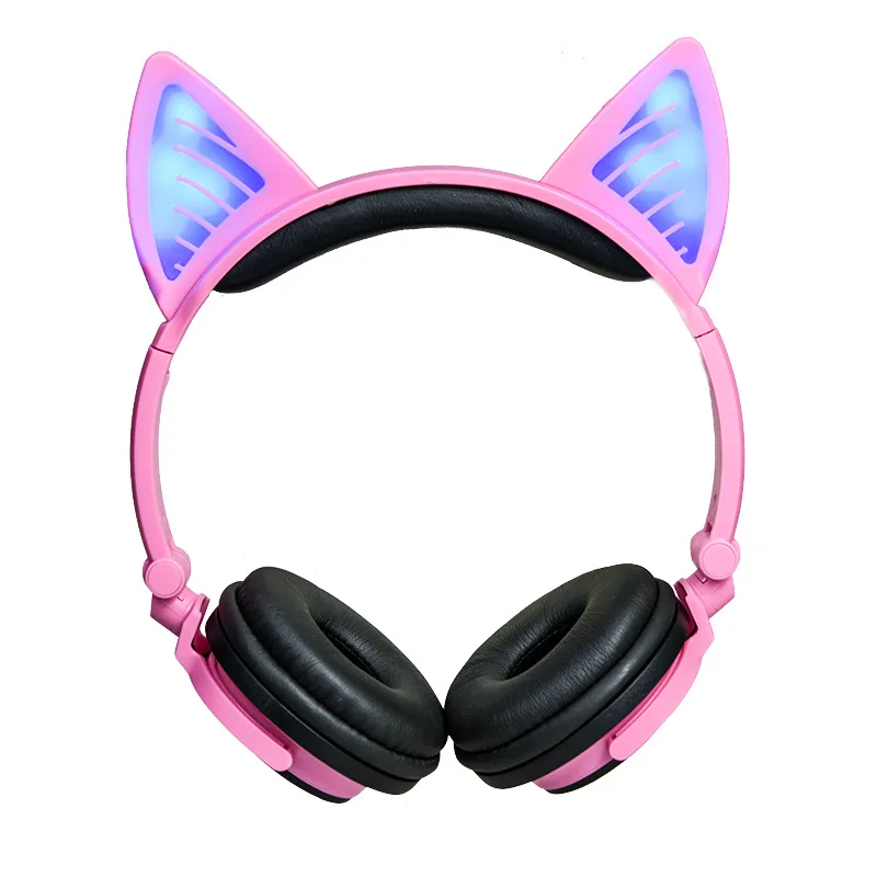 220 мАч Bluetooth стерео наушники мигающие игровая гарнитура светодиодный светильник