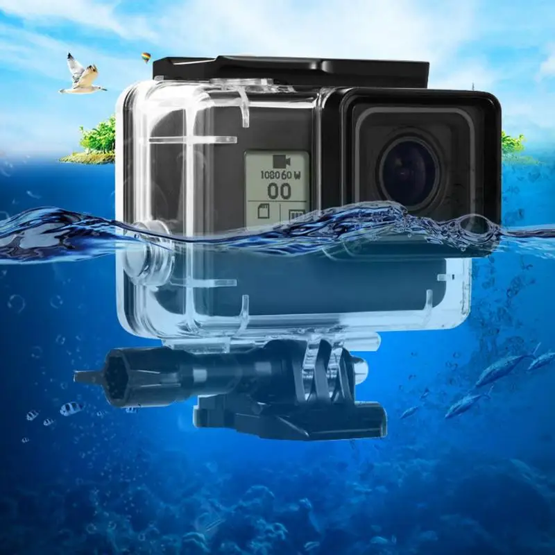 Водонепроницаемый чехол для камеры GoPro Hero 7 40 м аксессуары экшн-видеокамер белого