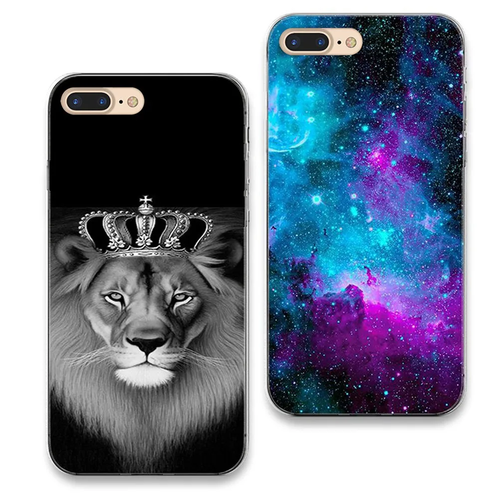 Мягкий силиконовый милый чехол-накладка KISSCASE для iPhone 6s 6 7 8 Plus Blue Ray с рисунком