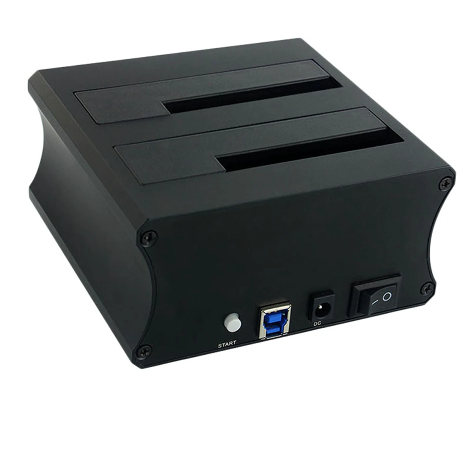 Двойной диск USB3.0 Алюминиевый жесткий для 2 5 3 дюйма Hdd/Ssd с функцией автономной