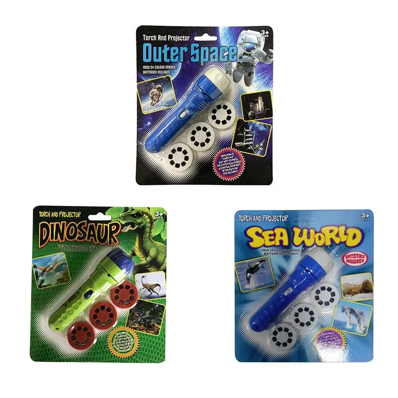 

Children Sleep Light LED Flashlight Cartoon Projector Toys Lamp Early Enlightenment Education Toy Kids Christmas Gifts Lights