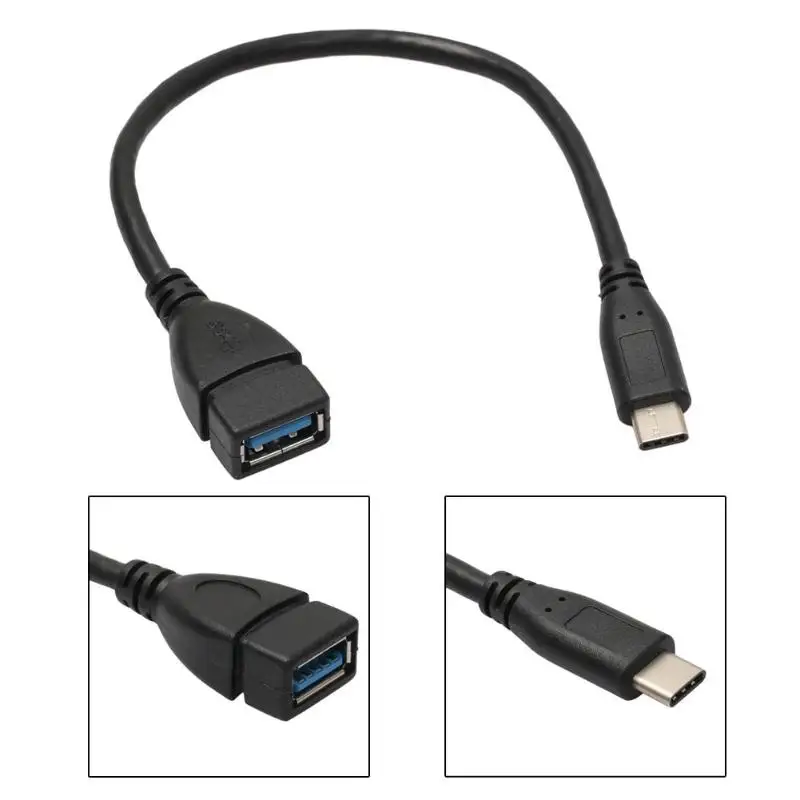 Реверсивный Тип C 3 1 мужчина к USB 0 разъем OTG кабель для передачи данных 1Ft |