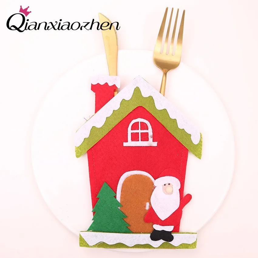 Qianxiaozhen 1 шт. нетканый Чехол для ножа вилки ложки столовых приборов сумка