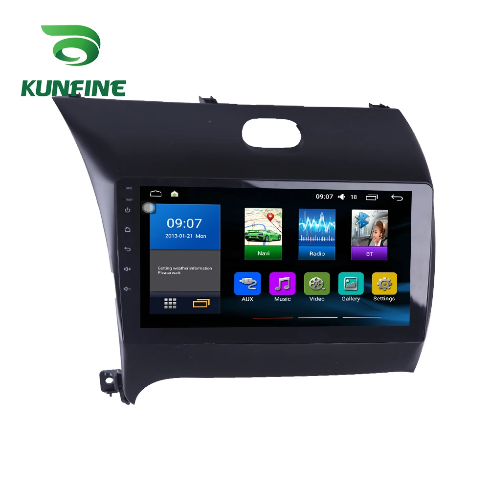 Восьмиядерный 1024*600 Android 8 1 автомобильный DVD GPS навигационный плеер Deckless стерео для