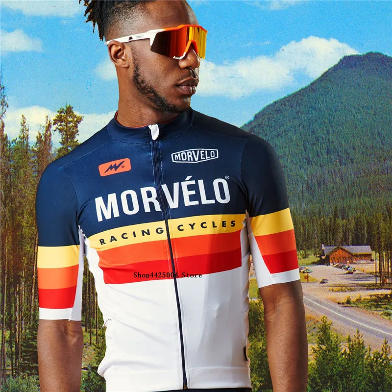 Мужские майки для велоспорта Morvelo с коротким рукавом 9D go pro mujer mtb Cycle camisa ciclismo