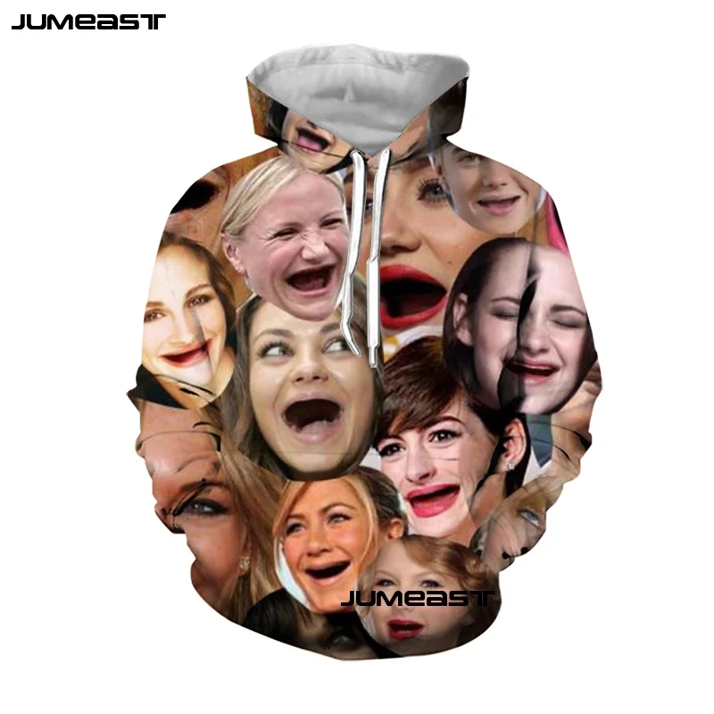 Jumeast Новое поступление Забавный рисунок 3D принт для мужчин/женщин толстовка с