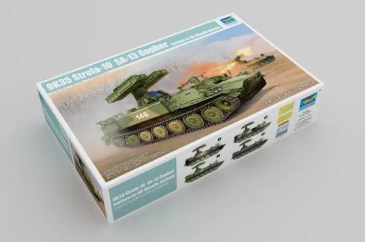 Модель Trumpeter 1/35 модель 05554 в русском стиле 9K35 Strela-10 Gopher | Игрушки и хобби