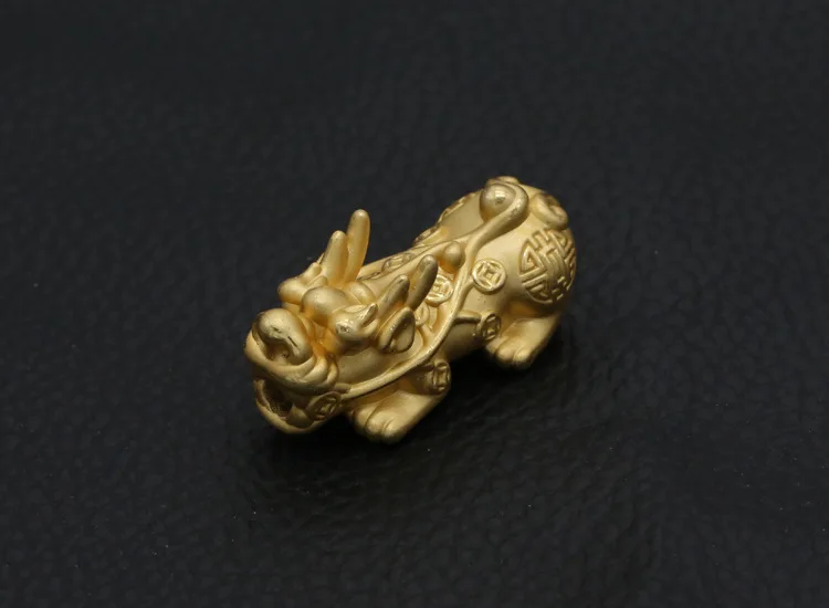 3D 100% 999 серебряные бусины Pixiu настоящие из чистого серебра Fengshui Lucky бусы с