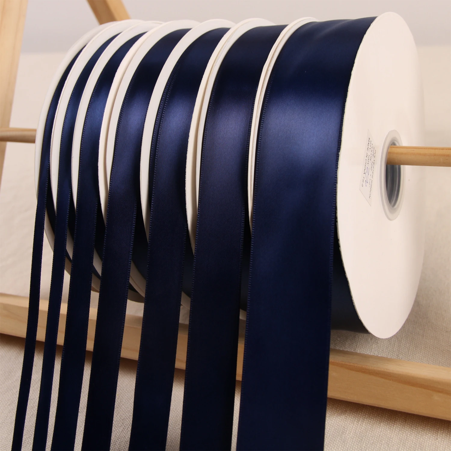 

100yard Navy Blue Color Grosgrain Ribbon For Diy Dress Accessory House Wedding Decoration Satin Ribbons Chrismas