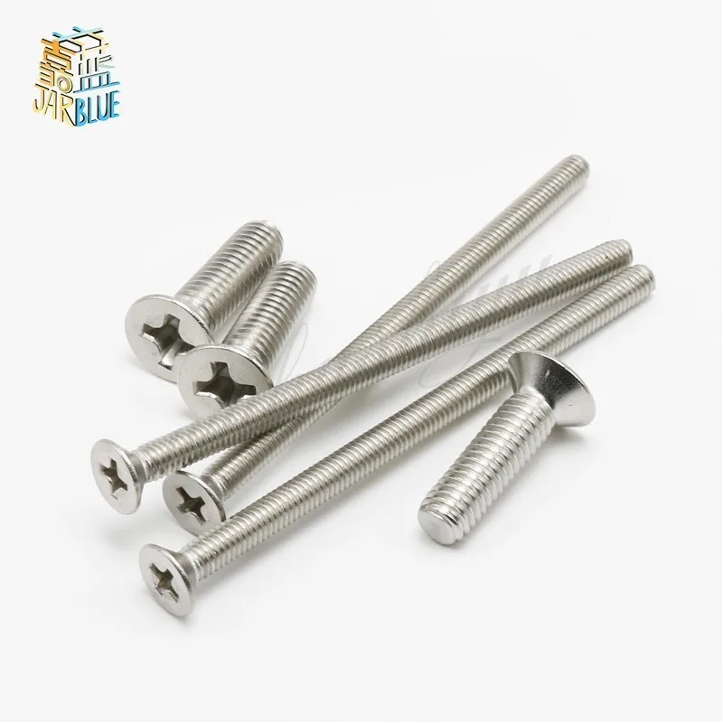 Gb819 Din965 M1 M1.2 M1.4 M1.6 M2 M2.5 M3 M4 M5 нержавеющая сталь 304 Phillips плоская потайная головка
