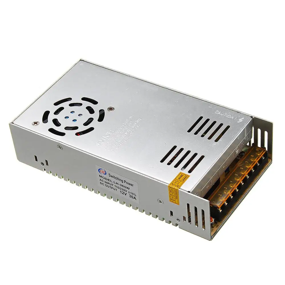 AC110V 220V для DC12V 30A 360W Драйвер импульсного источника питания трансформатор