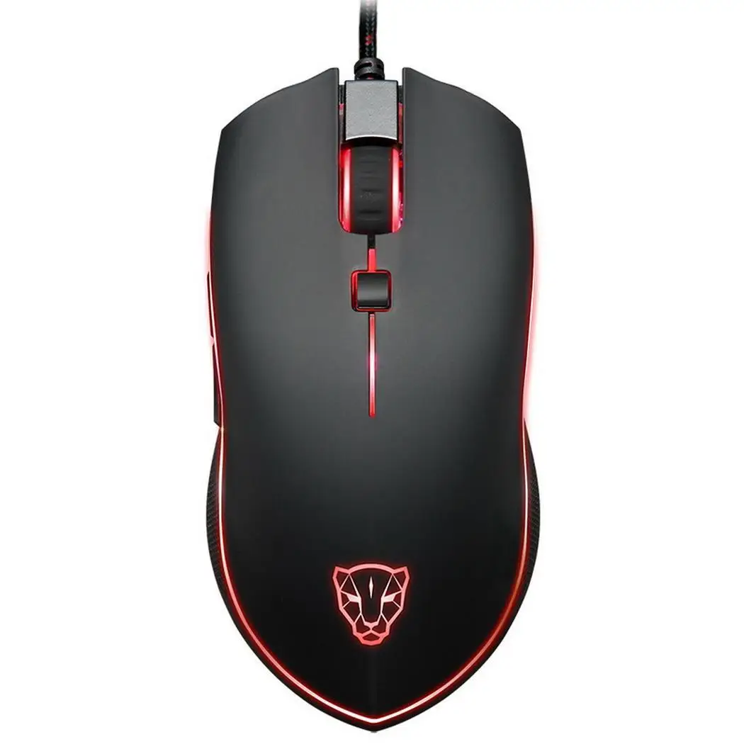 Motospeed V40 профессиональная Проводная игровая мышь USB 6 кнопок оптическая со