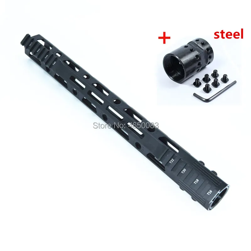 Ссветильник супер тонкий MLok mlok M-LOK Handguard Free Float AR15 M4 M16 223 5 56 винтовка со стальной