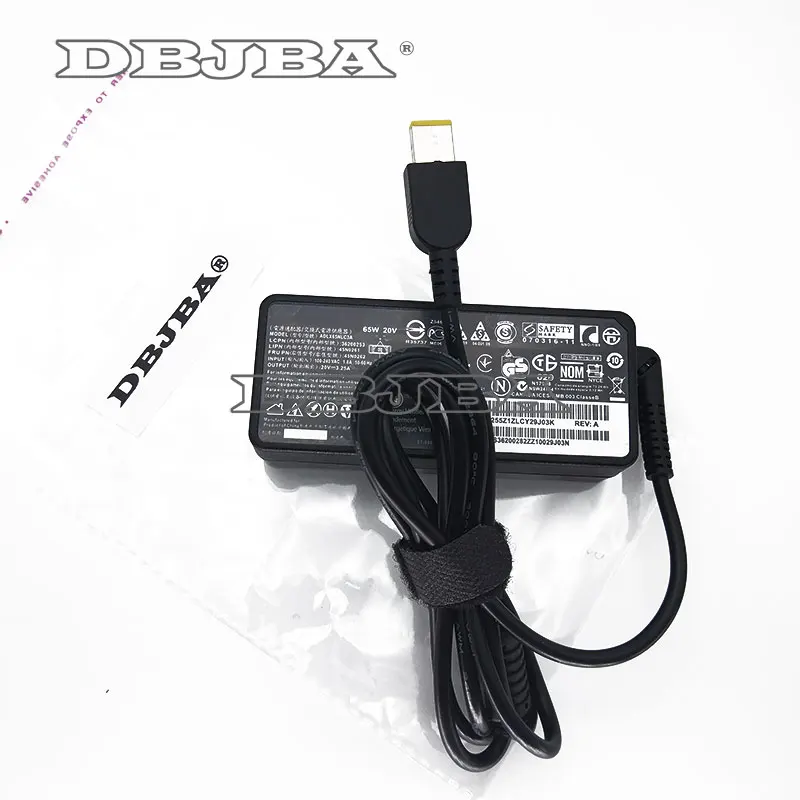 

20V 3.25A Squre USB Power supply adapter laptop charger for Lenovo ThinkPad T460s notebook PC