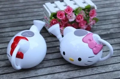 Детский мультяшный моделирующий плюшевый горшок для полива растений Spilt пластик