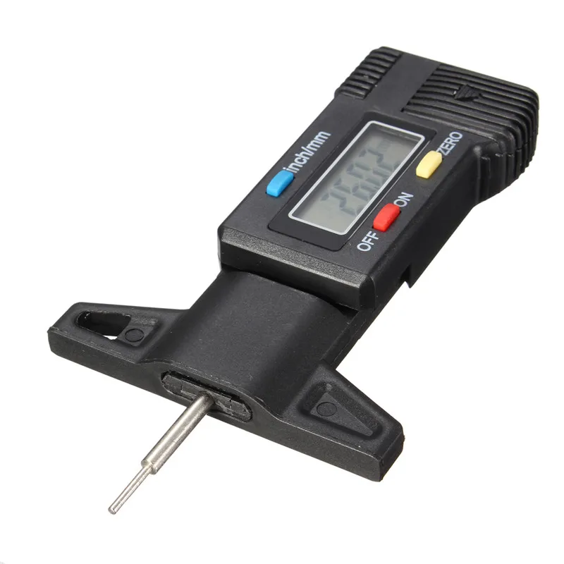 DANIU Auto Car Digital Tire Tread Depth Gauge LCD Tyre tread gauge 0-25mm Measurer Tool Caliper High Quality | Инструменты