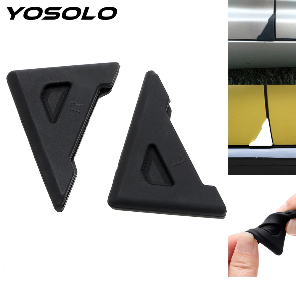 YOSOLO 2 шт./компл. силиконовые Auto Care бампер аварии от царапин полироль для