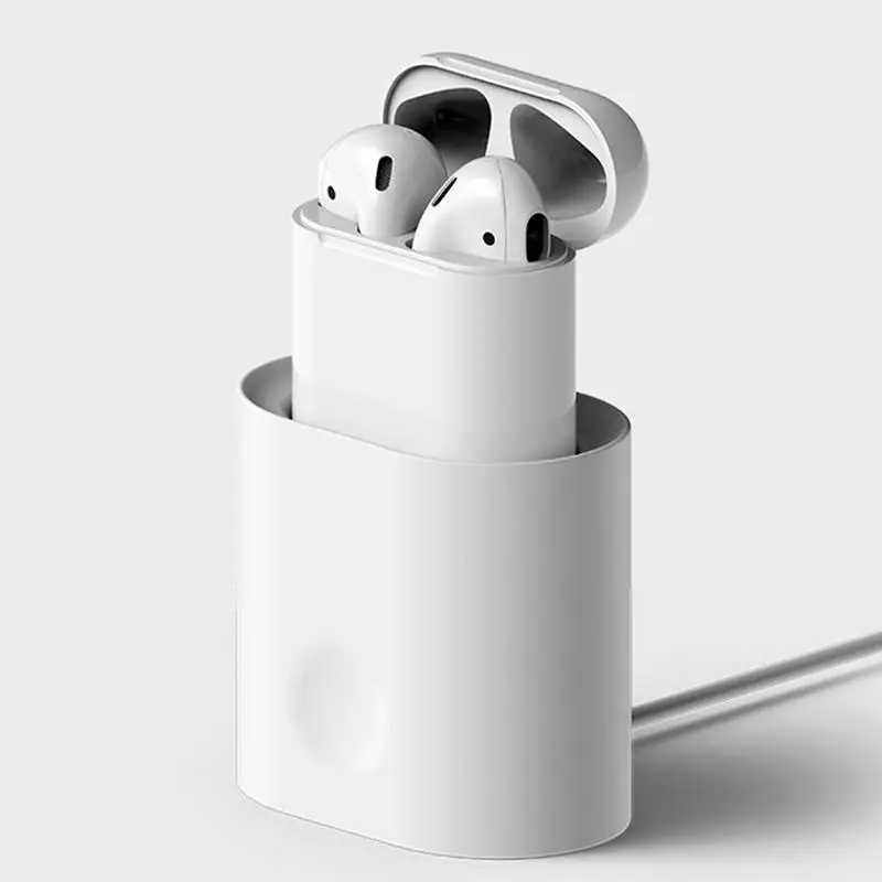 Силиконовый чехол подставка для беспроводного зарядного устройства Apple с