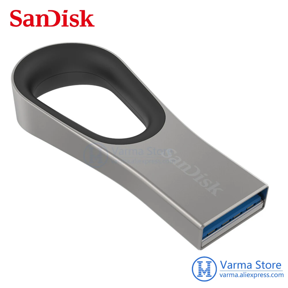 Новый SanDisk 64 GB USB3.0 U диска CZ93 металлический корпус содержит безопасное шифрование