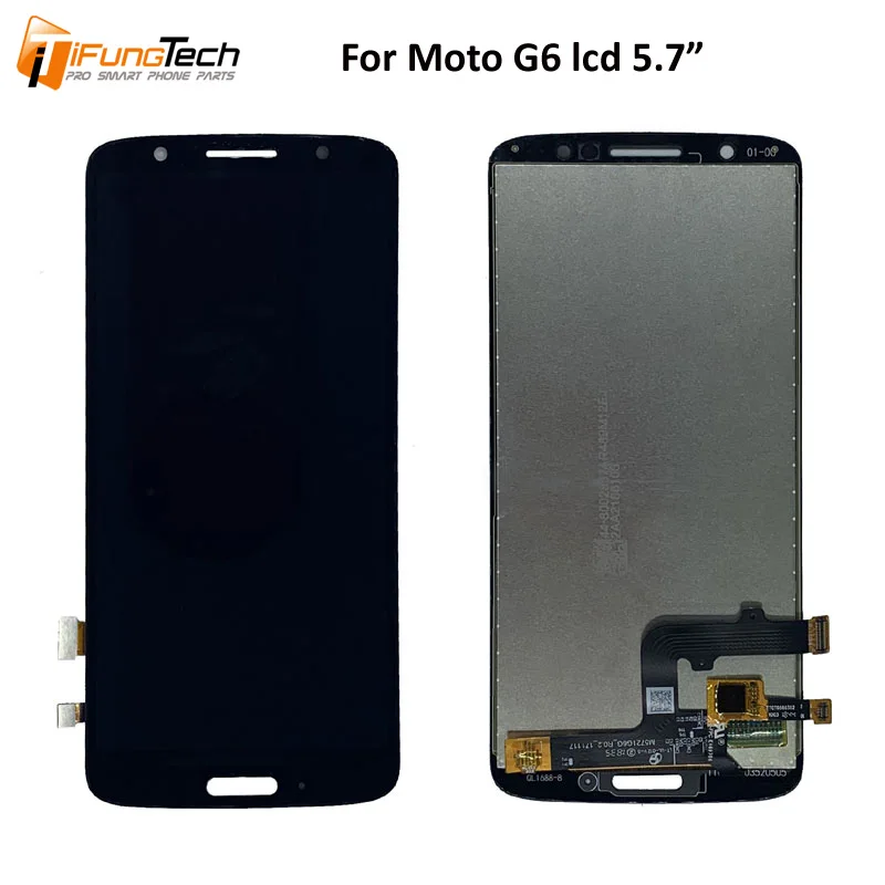 ЖК дисплей для Motorola G6 сенсорный экран дигитайзер в сборе запасные части Moto XT1925 5 7