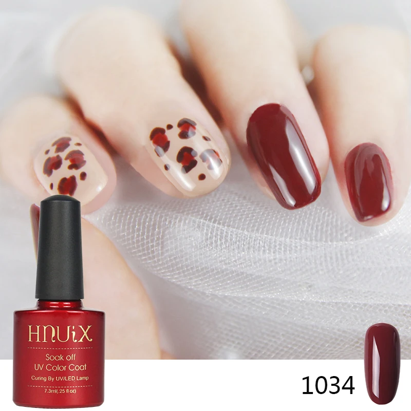 Гель для ногтей HNUIX Beauty УФ светодиодный гель отмачиваемый долговечный лак 7 3 мл