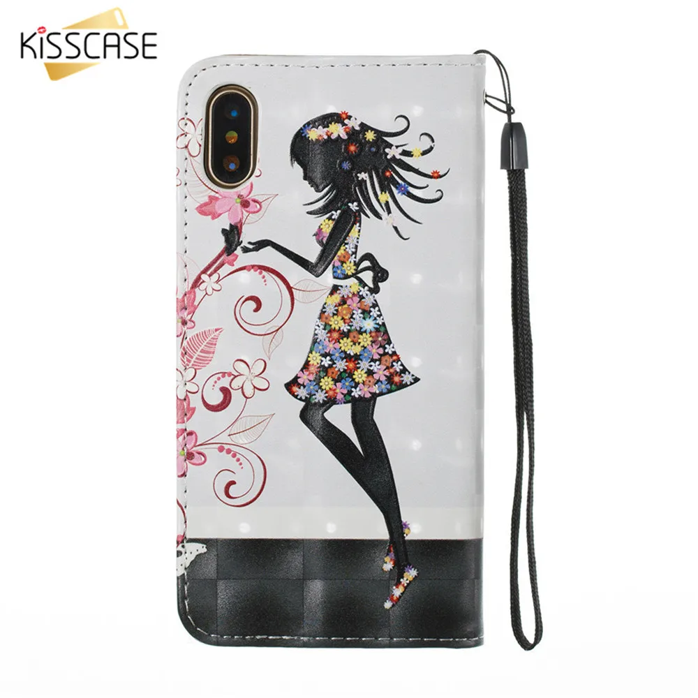 Чехол бумажник KISSCASE для Huawei P20 P10 Mate 20 10 Lite Pro чехлы держатели Honor 9 V9 Play Nova 2S P8