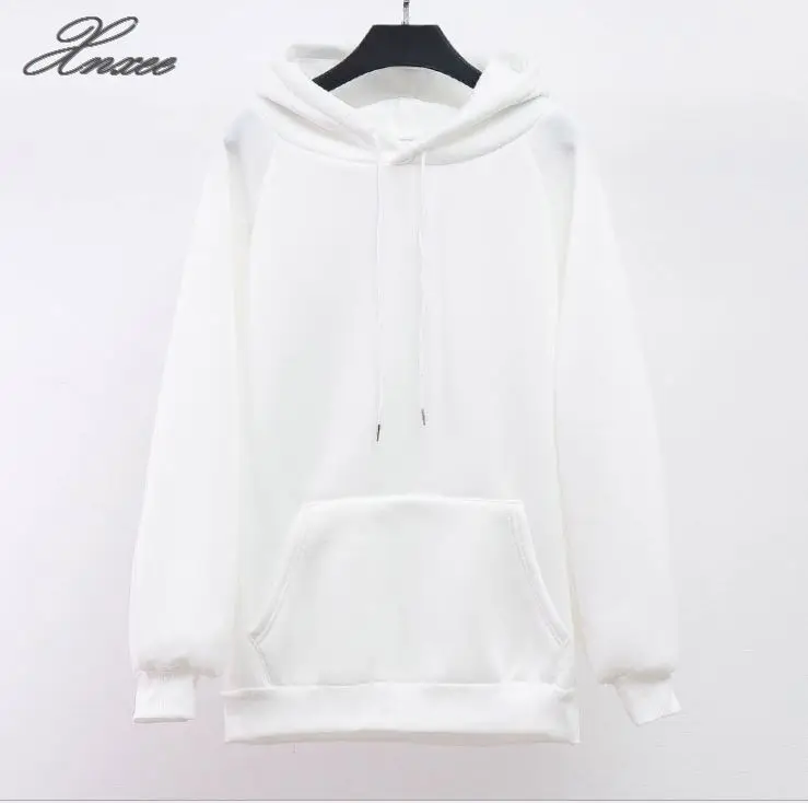 Женская толстовка с капюшоном сезон зима осень 2020 однотонные толстовки Женский