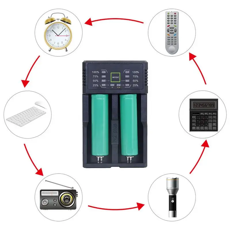 Зарядное устройство с функцией power Bank для Ni MH литий 18650 26650 18350 14500 зарядное