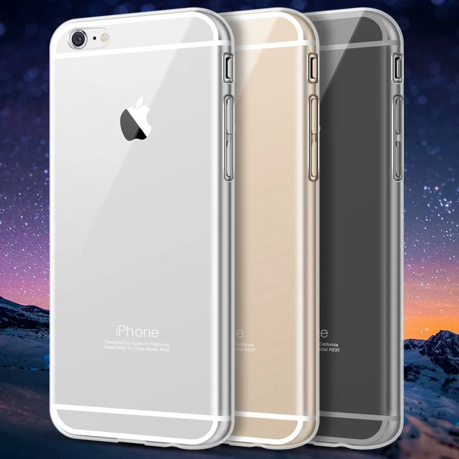 KISSCASE Классический чехол для iPhone 6 6s Plus Чехлы акриловые ультратонкий прозрачный