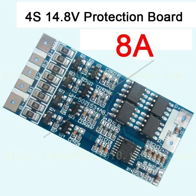 4S BMS Щит защиты печатной платы ячейка 14 8 V 8A w/баланс литий ионный аккумулятор 18650|4s
