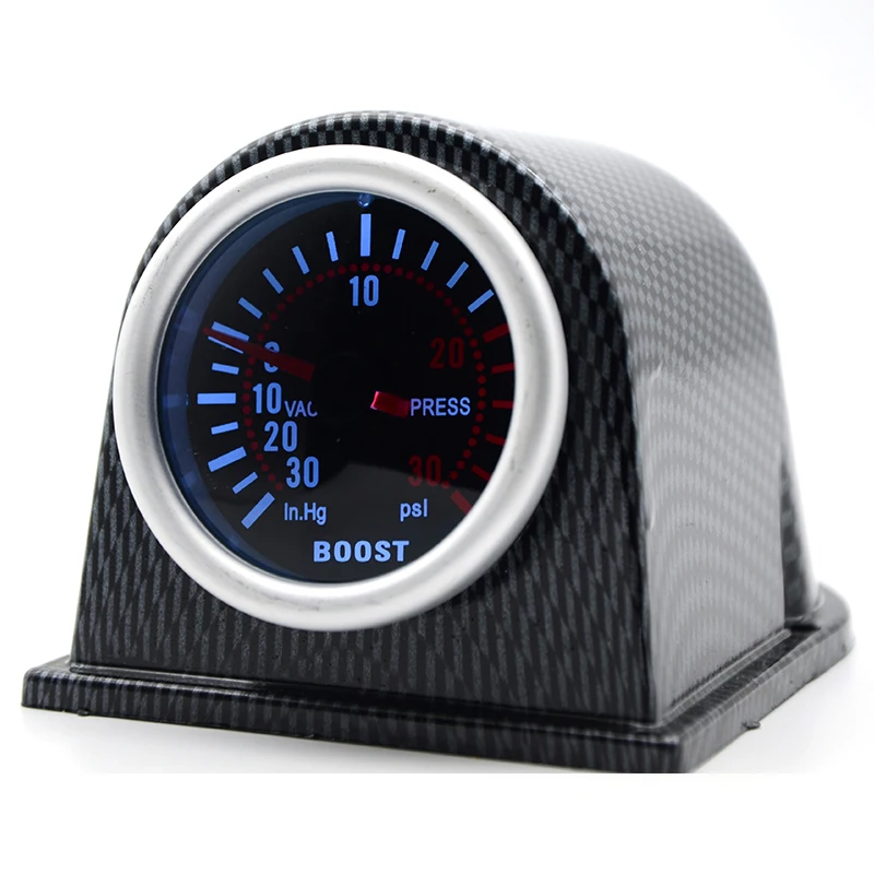 52 мм 2 &quotABS универсальный Автомобильный светодиодный турбо Boost Gauge Meter Pointer 0 30 PSI с