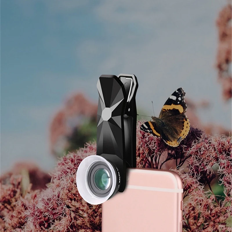 Pholes 2 In 1 Universal 12-24X Macro Photography Lens For J5 2017 J7 A7 Prime Mobile Phone Camera | Электроника