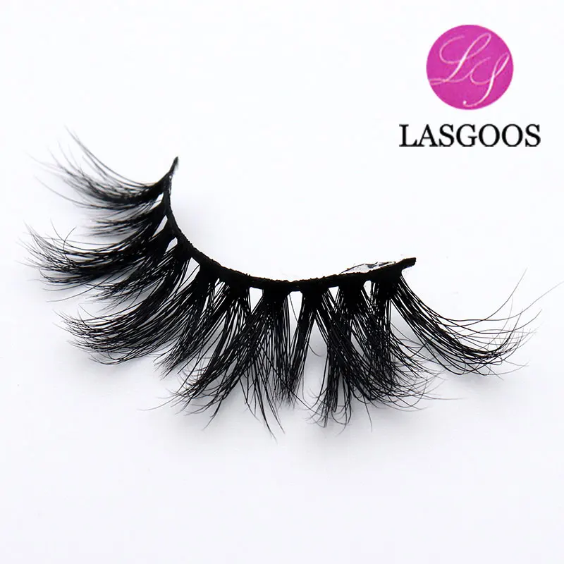 LASGOOS 5 пар норковые 25 мм пачкающие 3D Популярные Накладные ресницы художественные V