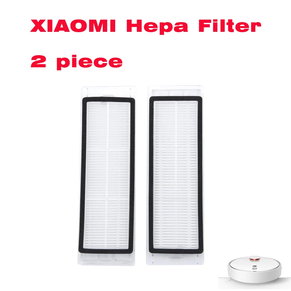 2 шт. Hepa фильтр подметальная машина аксессуары для пылесоса Xiaomi Roborock комплект