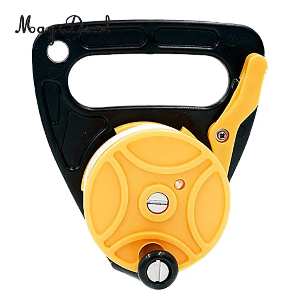 Underwater Scuba Diving Dive Wreck Reel 150ft Line with Plastic Handle Wheel for Swimming Snorkeling | Спорт и развлечения