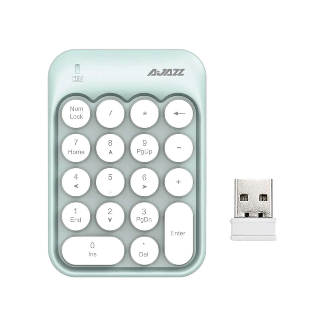 Цифровая клавиатура 18 клавиш 2 4G беспроводной USB номер Pad Клавиатура для
